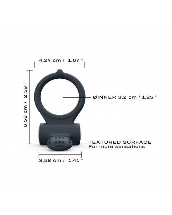 Ерекційне кільце Dorcel Power Clit Black V2 - 2