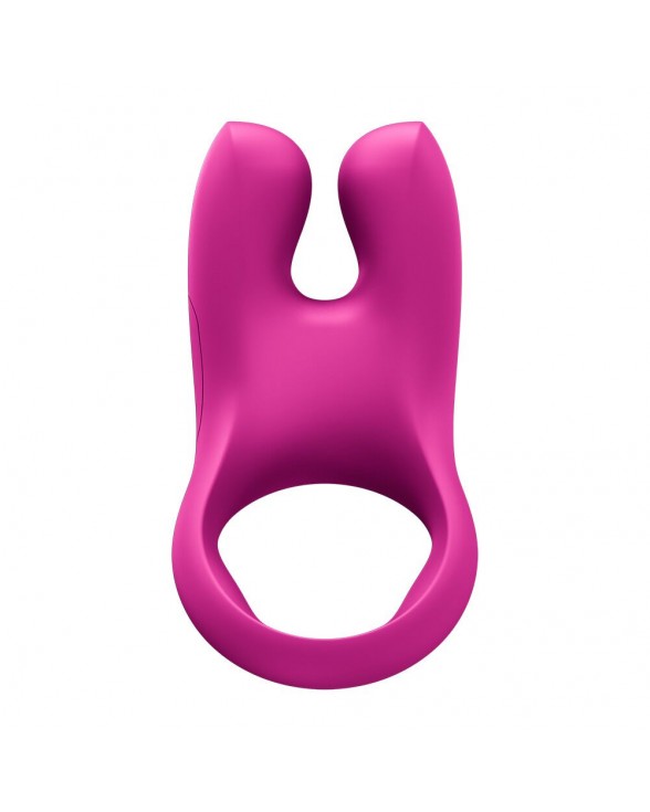 Ерекційне віброкільце з подвійною стимуляцією клітора Fun Factory NŌS CLASSIC Magenta - 2