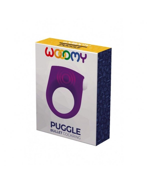 Эрекционное виброкольцо Wooomy Puggle, 1 виброрежим - 2