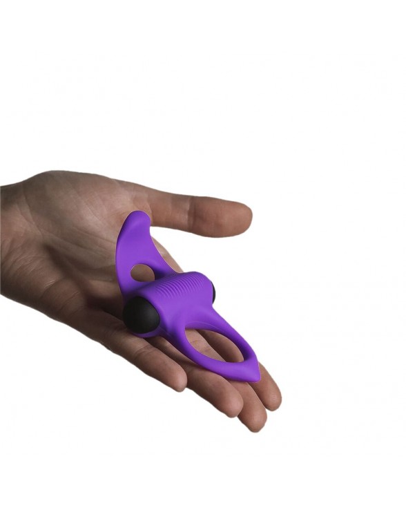 Ерекційне віброкільце Adrien Lastic Lingus MAX Violet - 3