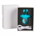 Ерекційне віброкільце S Pleasures Premium Rabbit Ring бірюзове, зі знімною віброкулею та вушками - 2