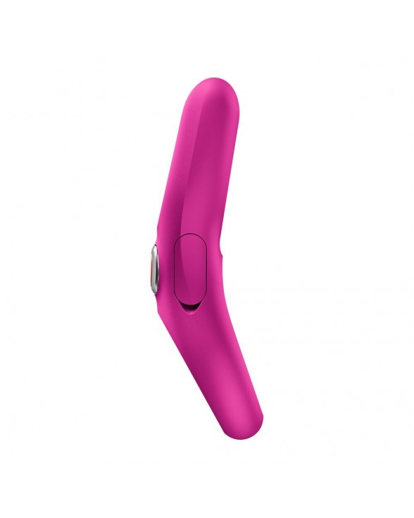 Ерекційне віброкільце з подвійною стимуляцією клітора Fun Factory NŌS PRO Magenta - 4