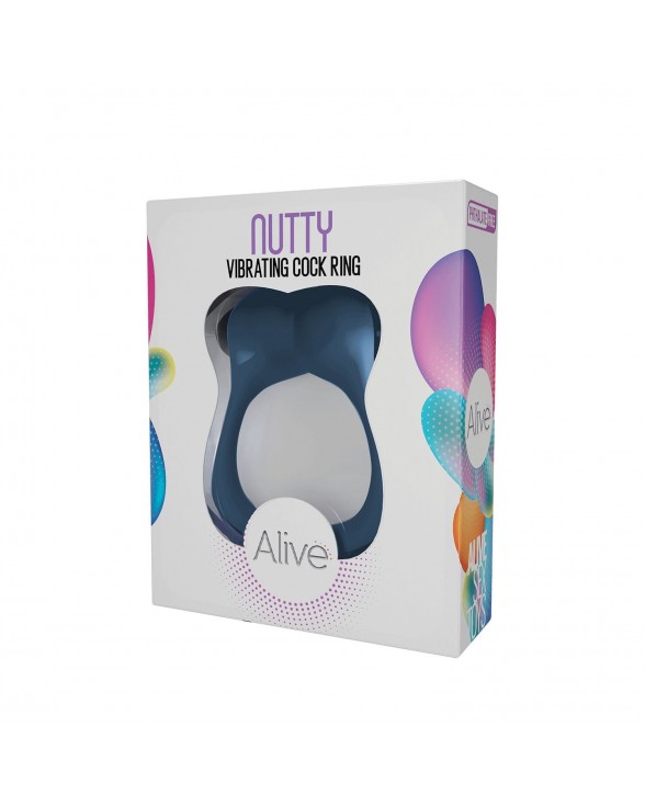 Эрекционное виброкольцо Alive Nutty - 3