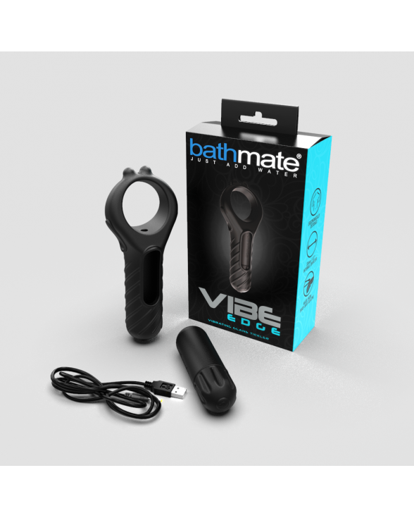 Ерекційне кільце з віброкулею Bathmate Vibe Edge перезаряджається - 1