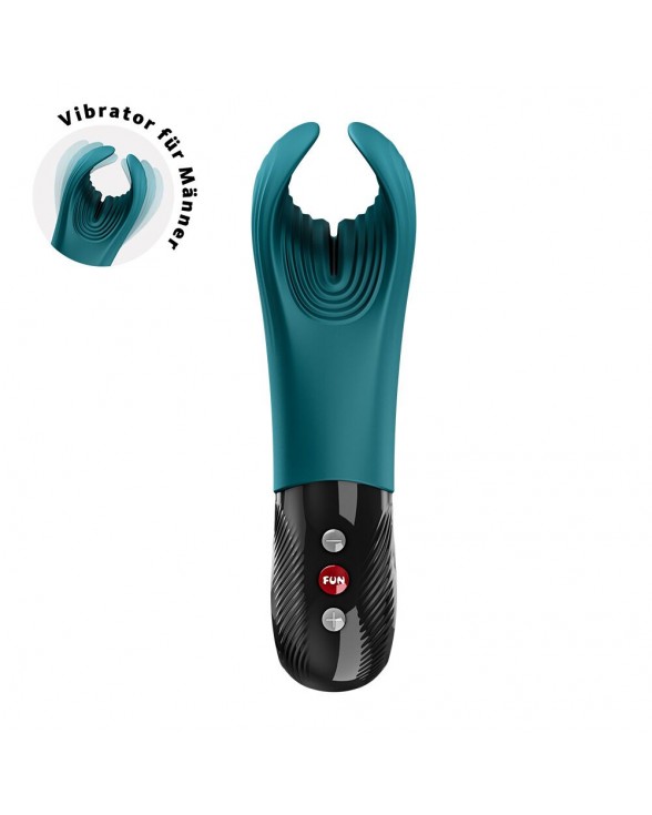 Вибратор для пениса Fun Factory MANTA Bottle Green, подходит для парных игр