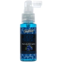 Спрей для глубокого минета Doc Johnson GoodHead DeepThroat Spray - Blue Raspberry 59 мл