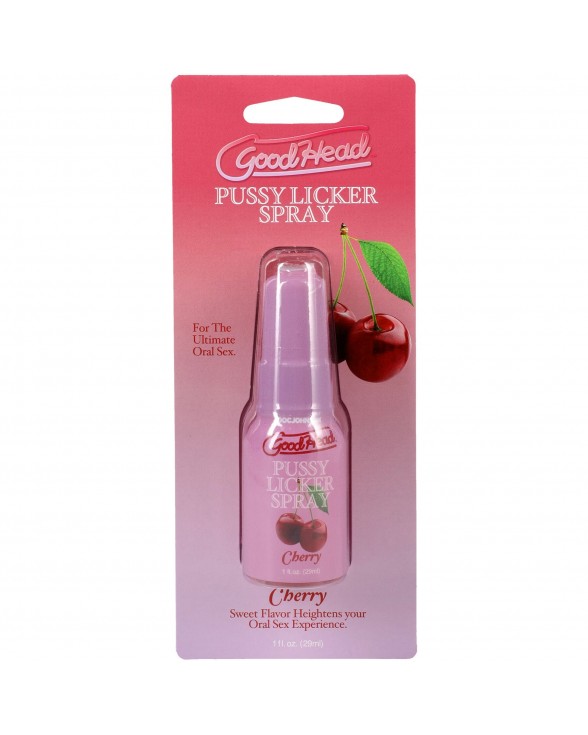Спрей для кунилинуса Doc Johnson GoodHead Pussy Licker Spray - Cherry 29 мл - 1