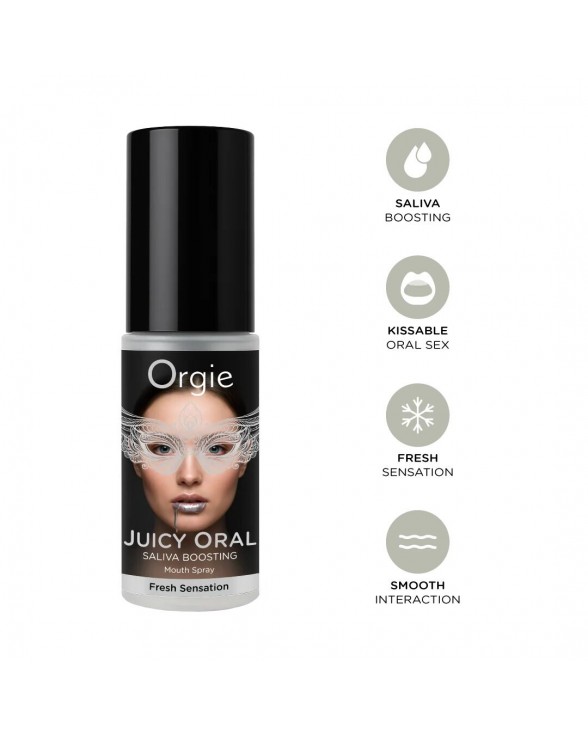 Оральный спрей Orgie – Juicy Oral для усиления слюноотделения 15 мл - 1