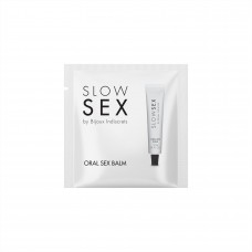 Пробник стимулювального бальзаму для мінету Bijoux Indiscrets Sachette Oral Sex Balm - SLOW SEX (2 мл)