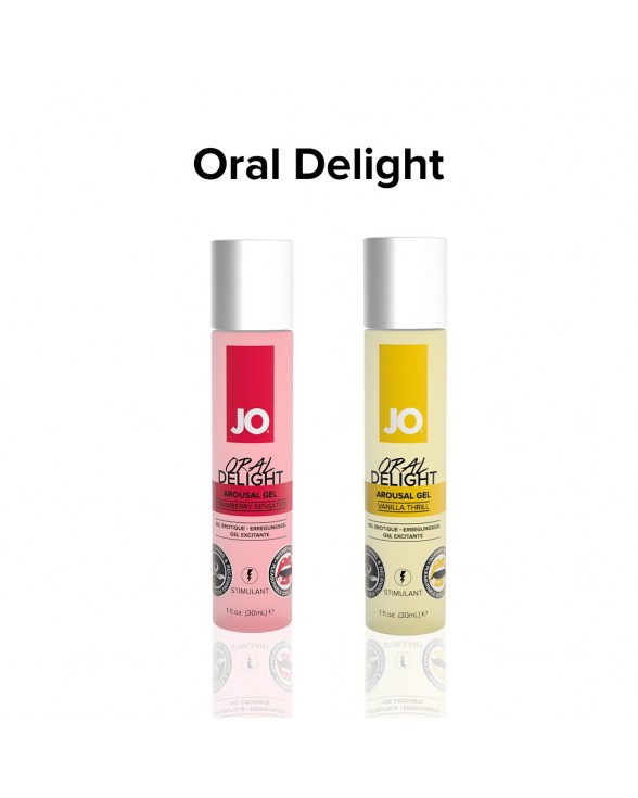 Гель для оральных ласк System JO Oral Delight — Strawberry Sensation (30 мл) - 5