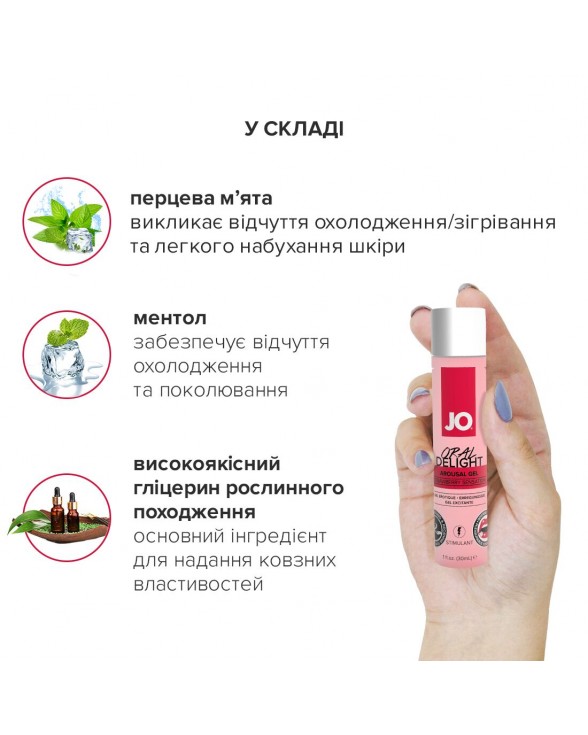 Гель для оральных ласк System JO Oral Delight — Strawberry Sensation (30 мл) - 4