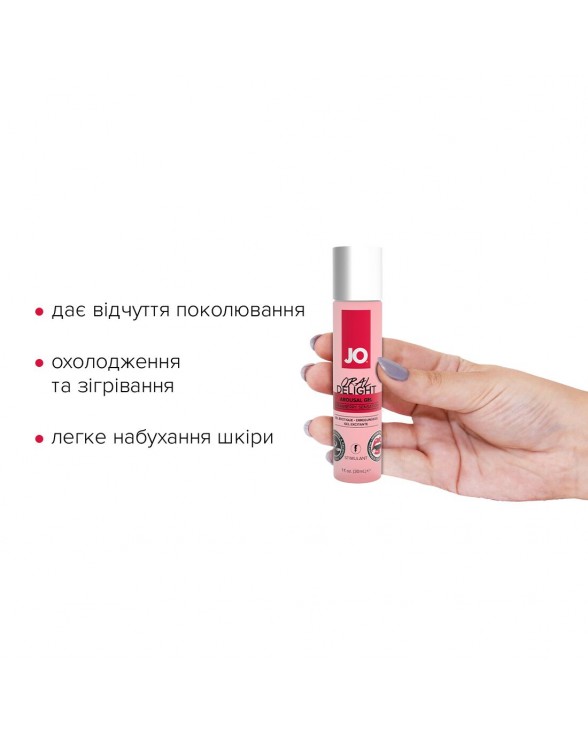 Гель для оральных ласк System JO Oral Delight — Strawberry Sensation (30 мл) - 1