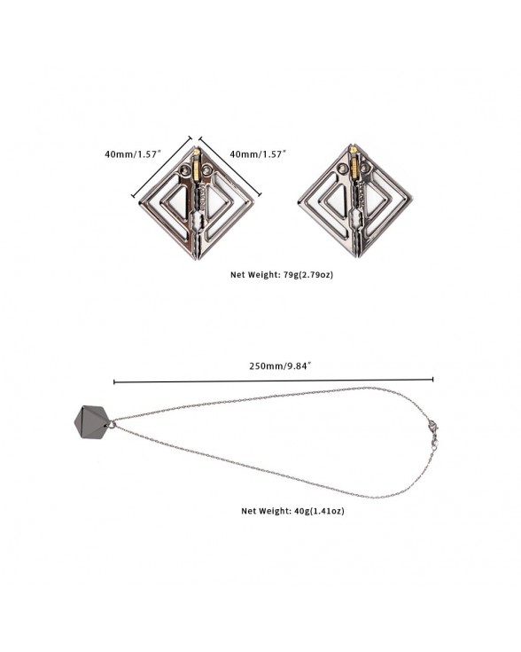 Зажимы для сосков с тяжелой подвеской LOCKINK Adjustable Nipple Clamps with Heavy Pendant - Grey - 8