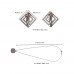 Зажимы для сосков с тяжелой подвеской LOCKINK Adjustable Nipple Clamps with Heavy Pendant - Grey - 8
