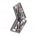 Зажимы для сосков с тяжелой подвеской LOCKINK Adjustable Nipple Clamps with Heavy Pendant - Grey - 4