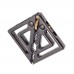 Зажимы для сосков с тяжелой подвеской LOCKINK Adjustable Nipple Clamps with Heavy Pendant - Grey - 2