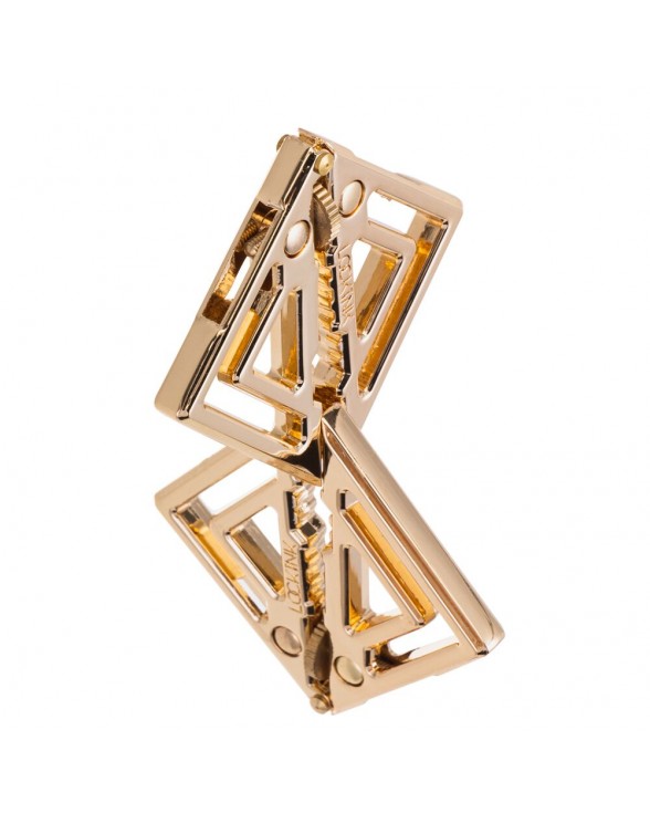 Зажимы для сосков с легкой подвеской LOCKINK Adjustable Nipple Clamps with Light Pendant - Golden - 3