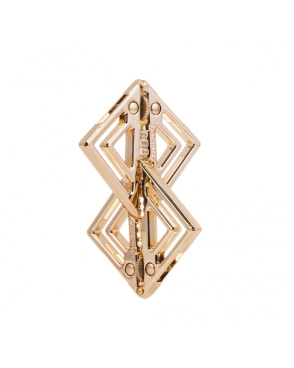 Зажимы для сосков с легкой подвеской LOCKINK Adjustable Nipple Clamps with Light Pendant - Golden - 5