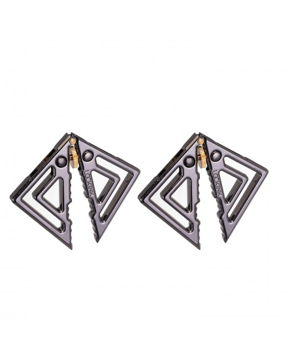 Зажимы для сосков с легкой подвеской LOCKINK Adjustable Nipple Clamps with Light Pendant - Grey - 6