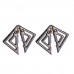 Зажимы для сосков с легкой подвеской LOCKINK Adjustable Nipple Clamps with Light Pendant - Grey - 6