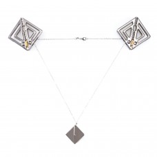 Зажимы для сосков с легкой подвеской LOCKINK Adjustable Nipple Clamps with Light Pendant - Grey