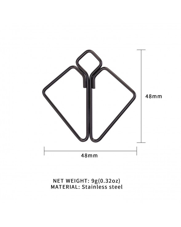 Зажимы для сосков LOCKINK Nipple Clamps - Grey - 8