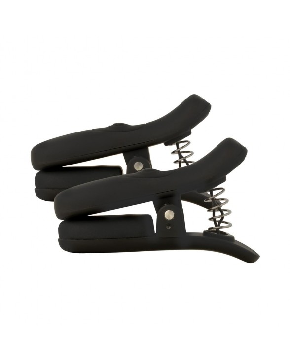 Зажимы сосков с вибрацией Bedroom Fantasies Vibrating Nipple Clamps - Black - 2