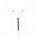 Затискачі для сосків з фіксацією на мошонці Art of Sex Nipple Clamps for Men, Еко шкіра - 2