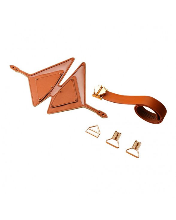 Маска на очі LOCKINK Vixen Blindfold Brown Set - 4