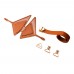 Маска на очі LOCKINK Vixen Blindfold Brown Set - 4