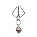 Зажимы для сосков с тяжелой подвеской LOCKINK Nipple Clamps with Heavy Pendant - Grey - 2