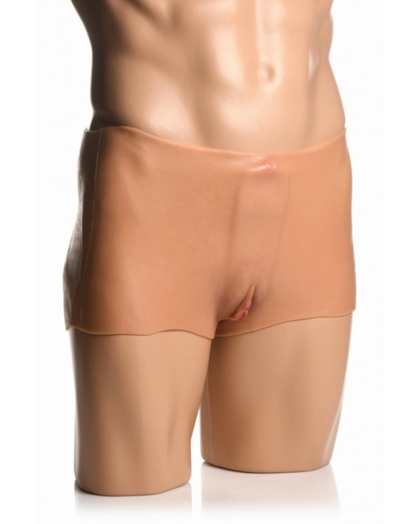 Накладна вагіна Master Series Silicone Vagina + Butt Panties - Medium - 4